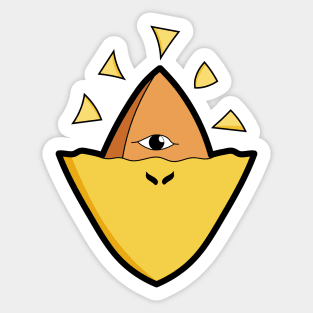 Pyramid Eye Sticker